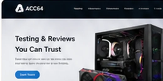 Preview of ACC64 website