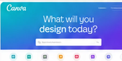 Preview of Canva website