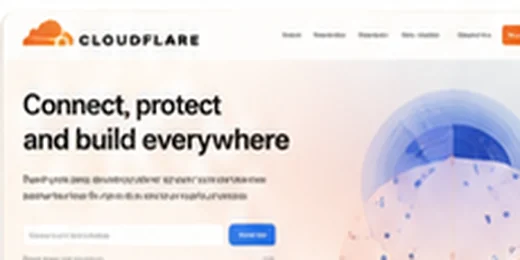 Preview of Cloudflare website