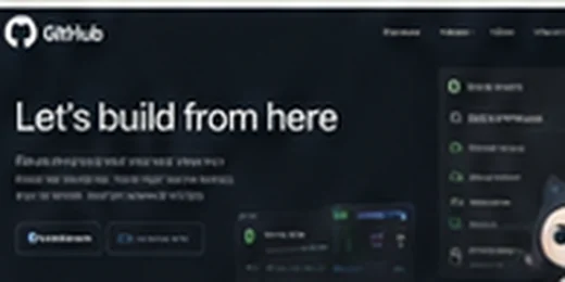 Preview of GitHub website